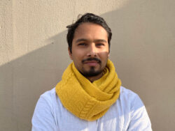 pure wool hand knit diamonds and cables cowl